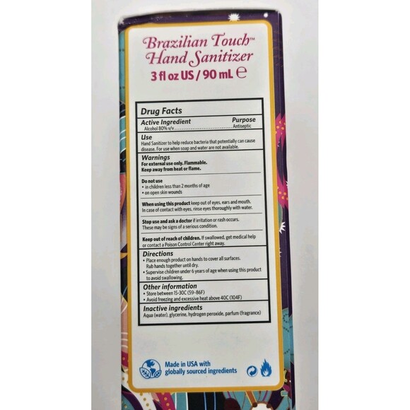 Sol De Janeiro Over The Moon Hand Sanatizer & Brazilian Touch Hand Cream 2pc Set - Picture 4 of 6